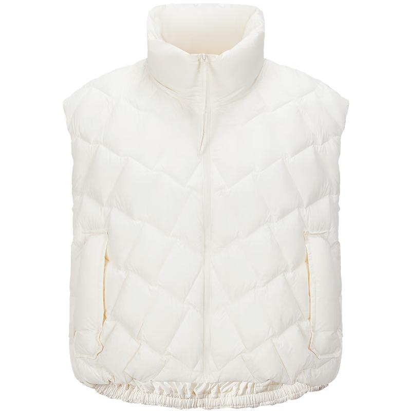 

Anna Kou Women s Stand-Collar Short Down Vest L