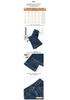 Women's High-Waisted Slimming Flared Jeans, Plus Size, Versatile, 2026 Autumn/Winter Collection, Nine-Tenths Length, Straight Leg.