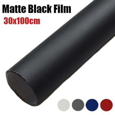 Car Matte Black Vinyl Film Stickers Car Body Styling Wrap Film Universal DIY Auto Motorcycle Decor Decals