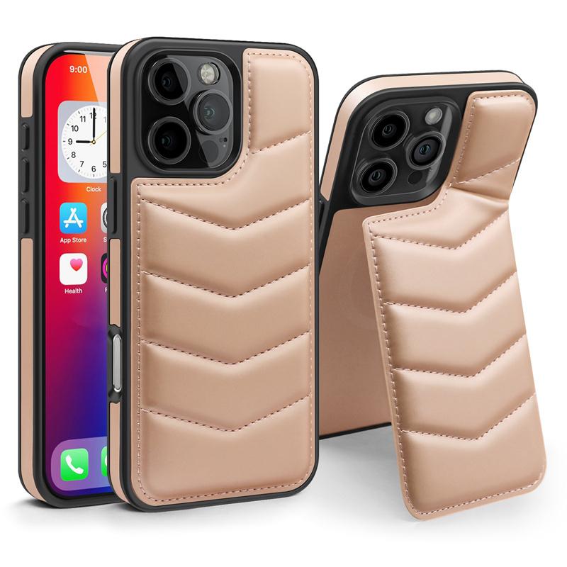 

Leather Wallet Cards Case MagSafe Phone Cover For iPhone16 15 14 Plus 13 12 11 Pro Max Holder Magnetic Charging Protective Cover For iPhone 16 ProMax
