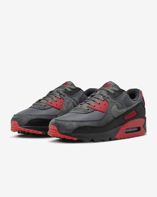 DM0029-007 Nike Air Max 90 Cinza Vermelho (masculino)