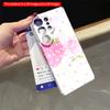 2DFlat Samsung phone case Pink Strawberry & Peach with Floral Bow Phone Case Applicable to Galaxy S22 S23 S24 S25ULTRA S26 A12 A13 A14 A15 A16