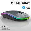 Suitable for Laptop Bluetooth Wireless with USB Charging RGB Mouse BT5.2 Macbook Gaming Mouse 2.4GHz 1600DPI