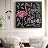 Full Square Round Drill Diamond Painting Flamingos Handicraft Diamond Embroidery Animal Mosaic Blackboard Handmade Gift