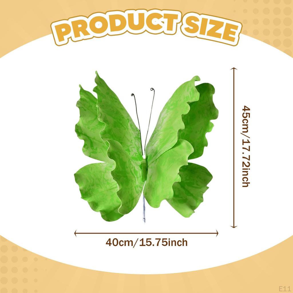 3D Butterfly Party Decoration Artificial Ornament Large Creative Backdrop Wall