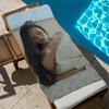 Singer Madison Beer Towel Large Quick-Drying Microfiber soft Beach Towel for Travel Fitness Sauna Bathing Camping