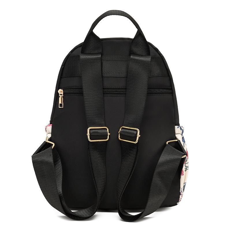 Modische Stickerei Tasche Lässig Wasserdicht Oxford Damen Rucksack Weiblich Kleine Kapazität Reise Handtasche Einkaufs Rucksack Crossbody Tasche