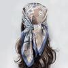 Luxury  Silk Square Scarf Women Neck Hair Tie Band Beach Hijab Kerchief Head Headbands Bandana Female Foulard 70Cm