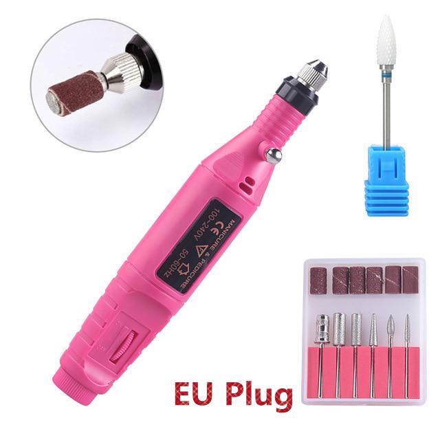 Diamond Electric Nail Drill Cutter Pedicure Electric Manicure Drill Accessory
