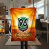Custom Name Hannover 96 Flannel Blanket, High quality Comfortable for All Seasons, Home Decor, Warmth and Comfort
