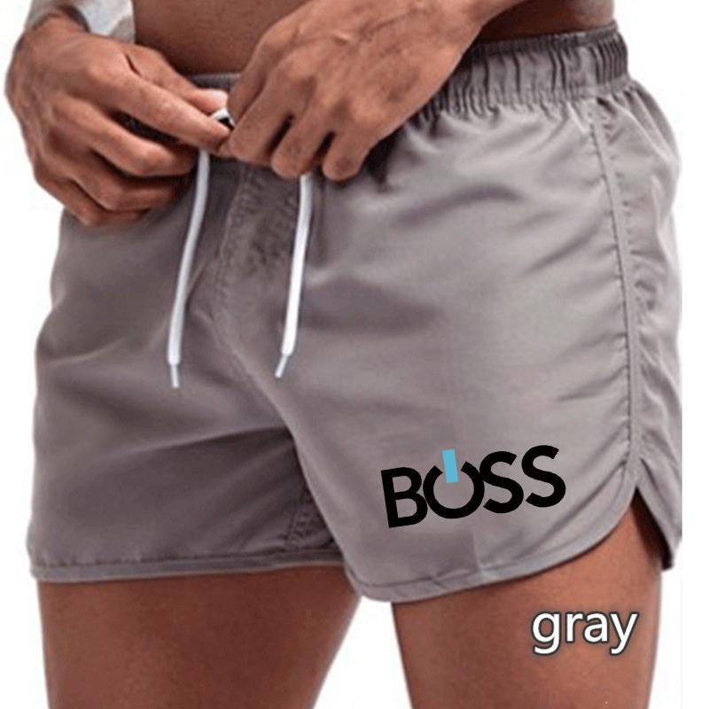 2025 Summer New Men's Quick-Drying Swim Trunks Sports Pants Swimwear Beach Shorts Jogging Shorts Sports Creative Letter Printing