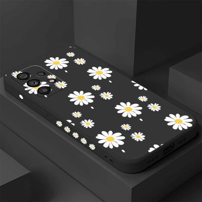 Daisy Petals Case For Samsung Galaxy A73 A53 A33 A23 A13 A72 A52 A52S A32 A22 A12  A71 A51 A31 A21S 4G 5G Cover