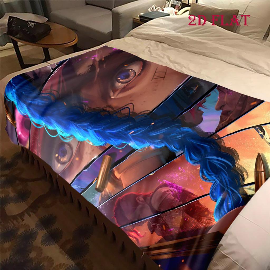 Fantasy Warriors Unite blanket Camping trip blanket Office rest blanket bedroom Digital printing