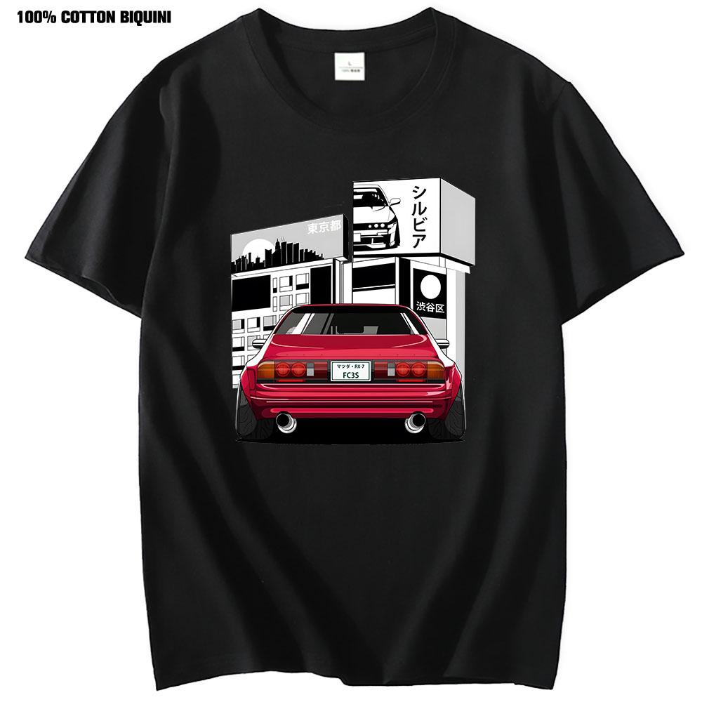 

anime T Shirt Fragment T-shirt White Jdm Boost Turbo Japanese Car Fans Racing Race Tee Shirt Short Sleeve Oversized T shirt 4XL
