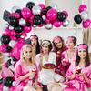 Black & Pink Party Decoration Balloons Macaroon Latex Balloons Wedding Party Balloon Birthday Party Decorations Kids Colorful Air Balls