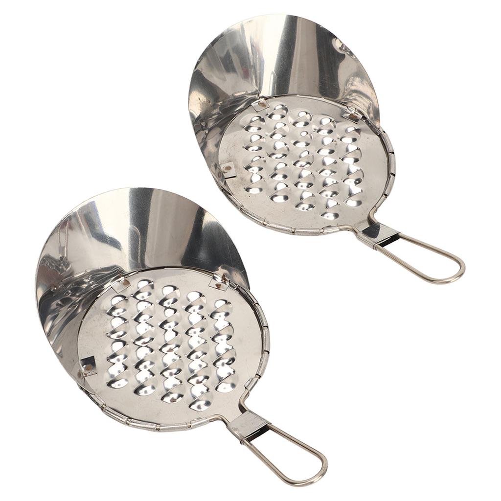 2pcs Jelly Scraping Scraper Multipurpose Manual Stainless Steel Jelly Scraping Tool for Home