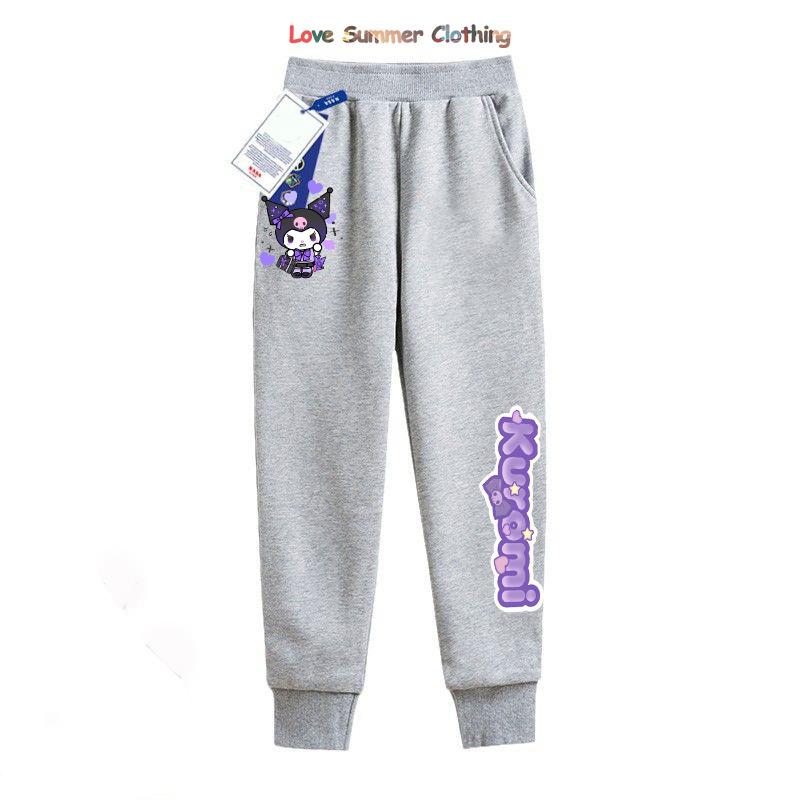 Mikina s kapucí na zip Kawaii Dětská Streetwear Kuromi Dětská Mikina na zip Dětská Mikina Manga Oblečení Dítě Dívka Chlapec Top Mikina