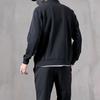 Li Ning Logo Casual Sports Solid Color Zip Jacket Men jackets Black AWDPA03-2