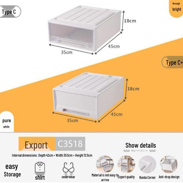 Best-Selling Plastic Drawer Organizer for Home Cabinets