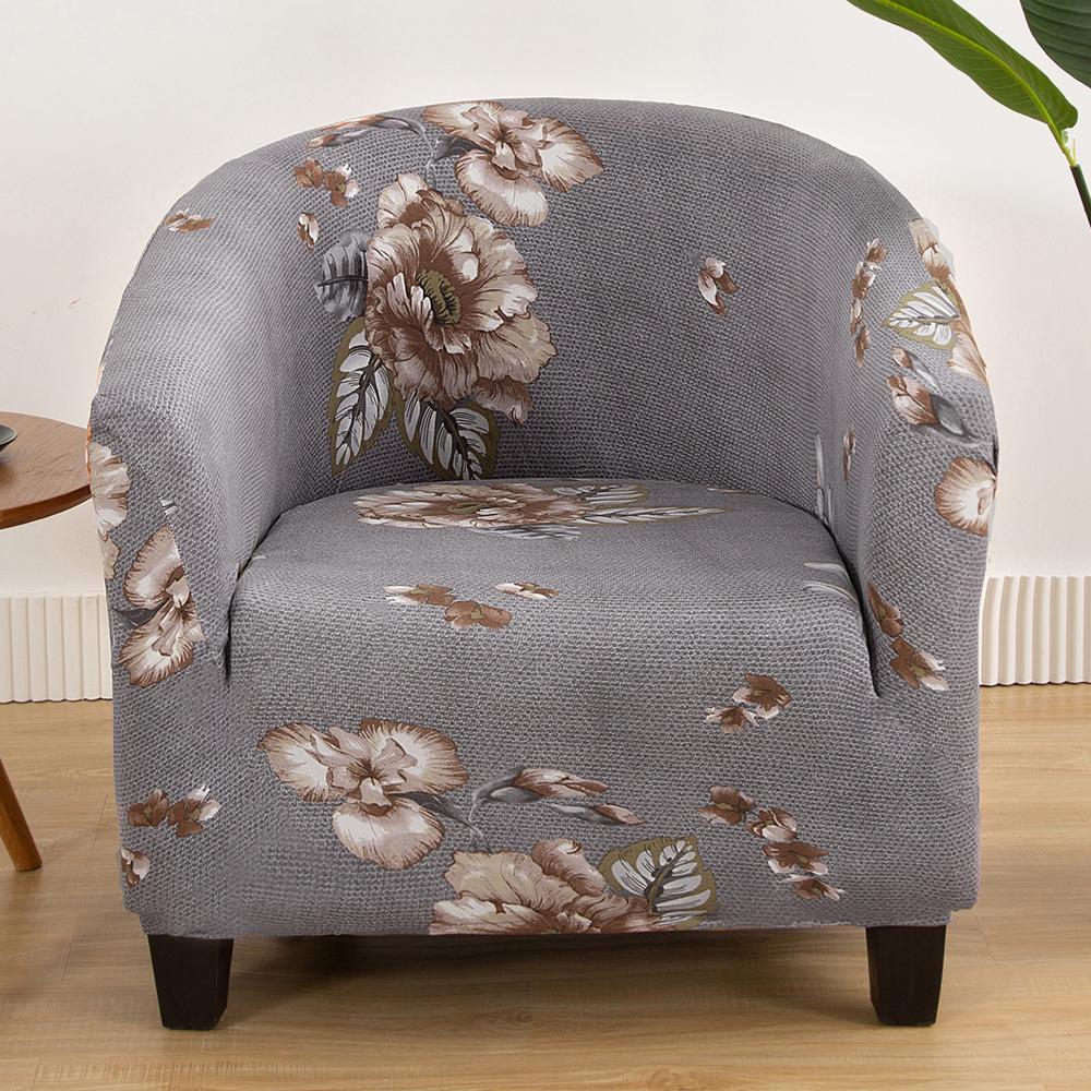 Spandex Coffee Tub Sofa Couch Cover Armchair Seat Protector Washable Dust-proof Furniture Slipcover for Banquet Bar High Stretch