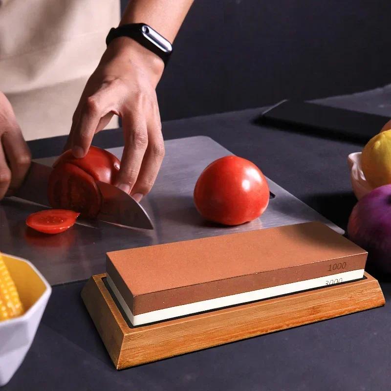 New Professional Set Kitchen Sharpening Stone Professional Whetstone Woodwork Grinding Stone White Alundum Polishing Tool