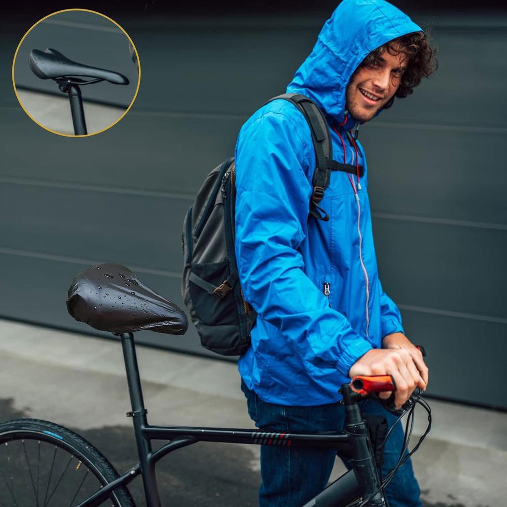 Cyiiifa Bicycle Saddle Cover, Waterproof, Electric Bicycle, Mama's Chari, Electric