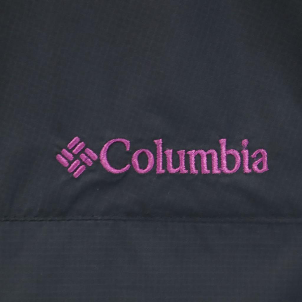 Columbia Kearns Jacket L Charcoal Black Outdoor OMNI-SHIELD Windbreaker Women Used