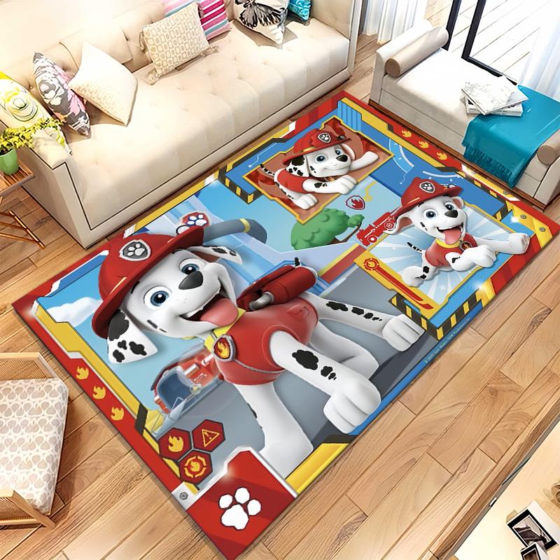 

Cute P-Patrol Dog Cartoon Living Room Non-Slip Area Rug Soft Carpet for Bedroom Kids Playroom Sofa,Home Decor Doormat Gift 40x60cm