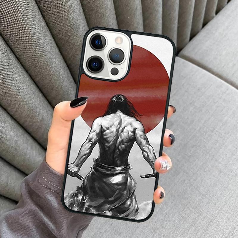 Samurai Phone Case For iPhone 17 Air 16 16e 15 13 14 Pro Max 11 12 Plus 2022 MAX Shell Cover Coque