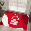 Nottingham Forest Football Design Crystal Velvet Carpet Cozy Non?Slip Printed Rug For Bedroom Living Room Entrance