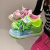 Mandarin Duck Color Jelly Skateboard Shoes 2025 Winter Niche Ins Versatile Casual Cartoon Dopamine Shoes Couple Shoes