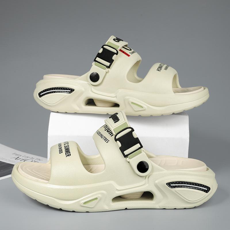 Summer Men S Outdoor Sandals Slippers Beach Comfortable Thick Soft Clogs Men Casual Water Garden Shoes Men Women Beach Sandals 36-37