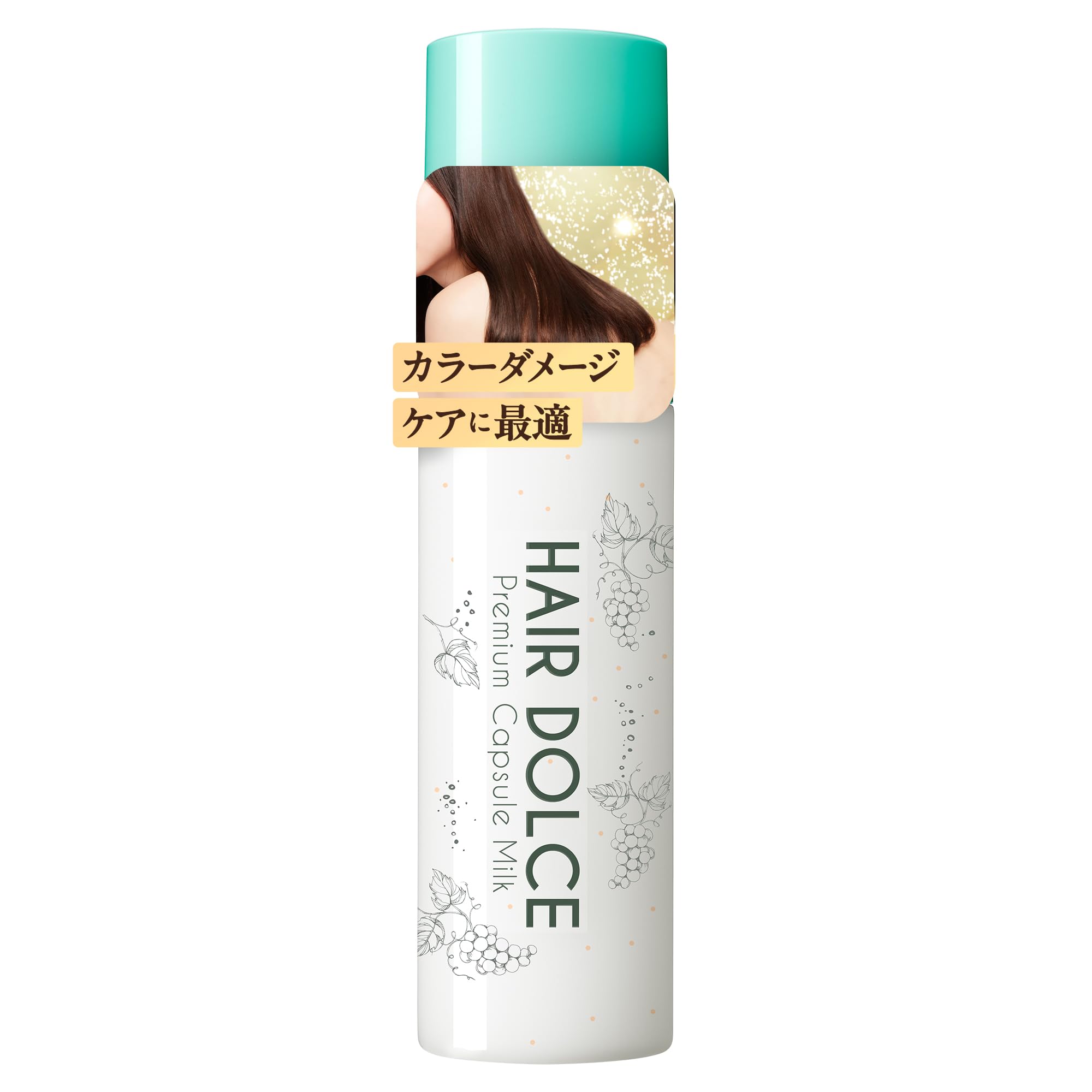 HAIR DOLCE Premium Capsule Milk 100mL Leave-in Treatment Hair Milk Color Damage Care Moisturizing Shiny Chardonnay Scent