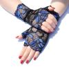 Women's Lace Half-Finger Driving Gloves - Sun Protection & Trendy Dance Style