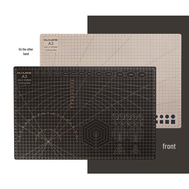 Filolang Two-Color Double-Sided Hand-Cut Engraving Cutting Mat - CP-A1/A2/A3/A4