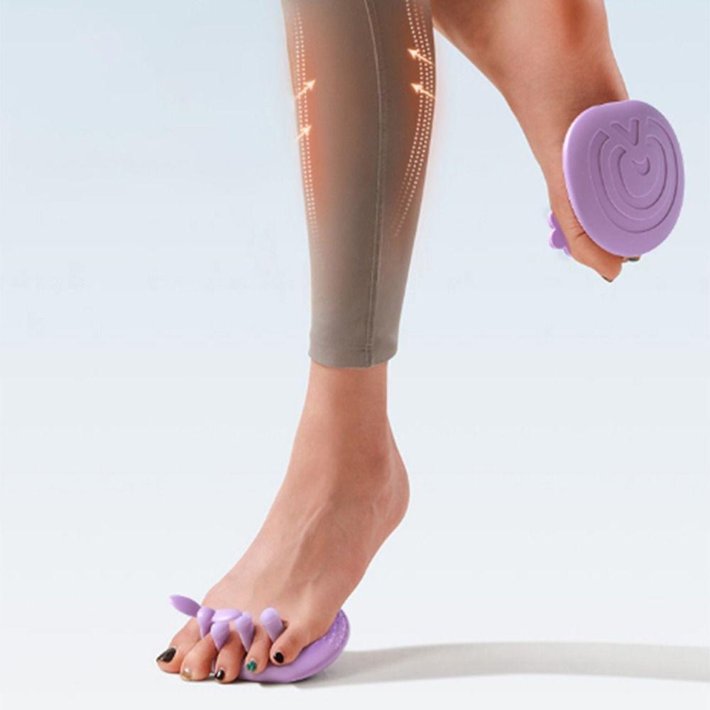 1 Pair Thickened Arch Foot Trainer Anti-Slip Silicone Foot Alignment Device Plantar Support Elastic Arch Exerciser