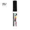 Plastic Surface Paint Pens 12 Colors Flat Tip Marker, Oil Based Broad Pen for Metal Tire Steel Glass Leather, Waterproof Quick Dry Touch Up