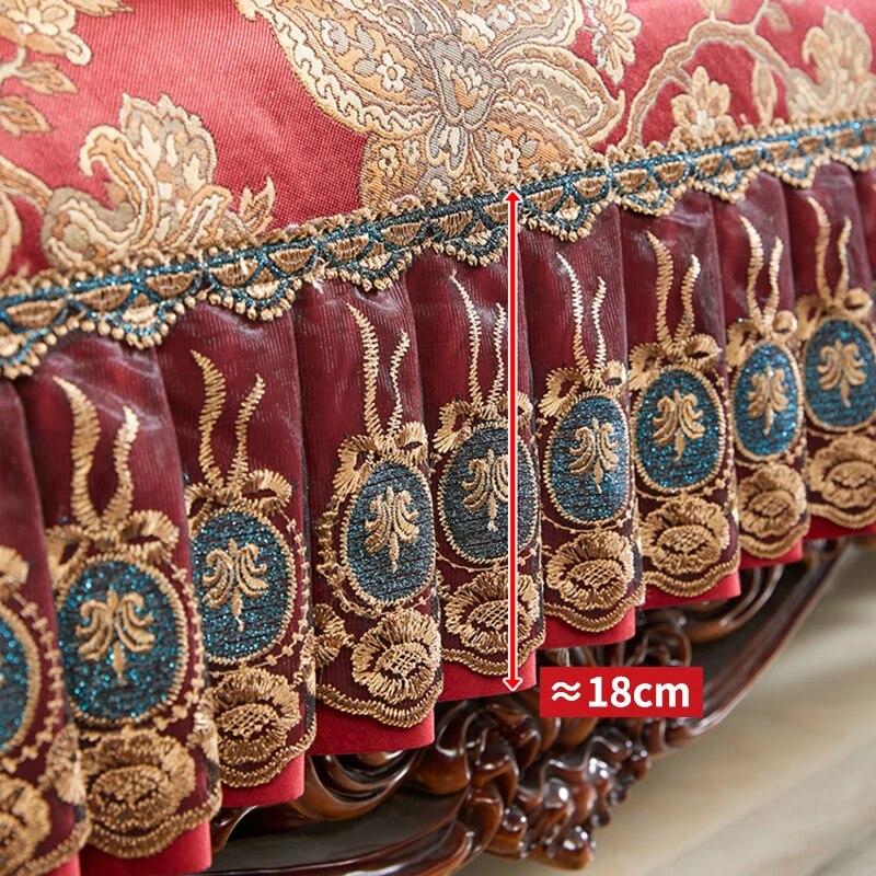 European Sofa Cushion Cover Living Room Decoration Universal For All Seasons Couch Covers Jacquard Fabric Anti-slip Slipcover