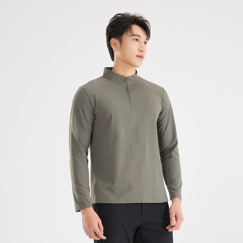 Vepeal Couple's Fashion Stand-Collar Long-Sleeve T-Shirt