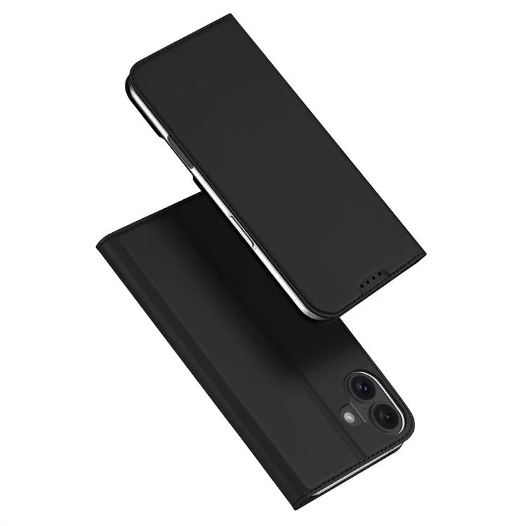 

Чехол DUX DUCIS Skin Pro Series для iPhone 16, кожаный раскладной чехол с отделениями для карт - черный