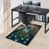1PC Peacock Stained Glass Extra Large Non Slip Floor carpet, Office, family, Studio   Large Area Rug Indoor Rugs, Bold Statement Piece