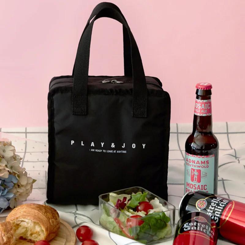 Lunchpaket für Büroangestellte, zum Mitnehmen von Mahlzeiten, Thermobeutel, Picknick, Getränke, Snacks, Obst, zum Frischhalten, Handtaschen, Lebensmittelbeutel