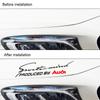 1Pcs Car Light Eyebrow Sticker Personalized Headlight Decal For  Audi A4 A5 B7 B8 C5 C6 C7 D2 D3 Q2 Q3 Q5 Q7 Q8 R8 RS RS3 RS4 RS5 RS6 RS7 RS8 S3 S4 S5