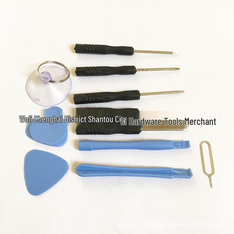 11-Piece Phone Repair Kit: Pry Bars, Bottom Disassembly Tools, SIM Ejectors, Screwdriver Set