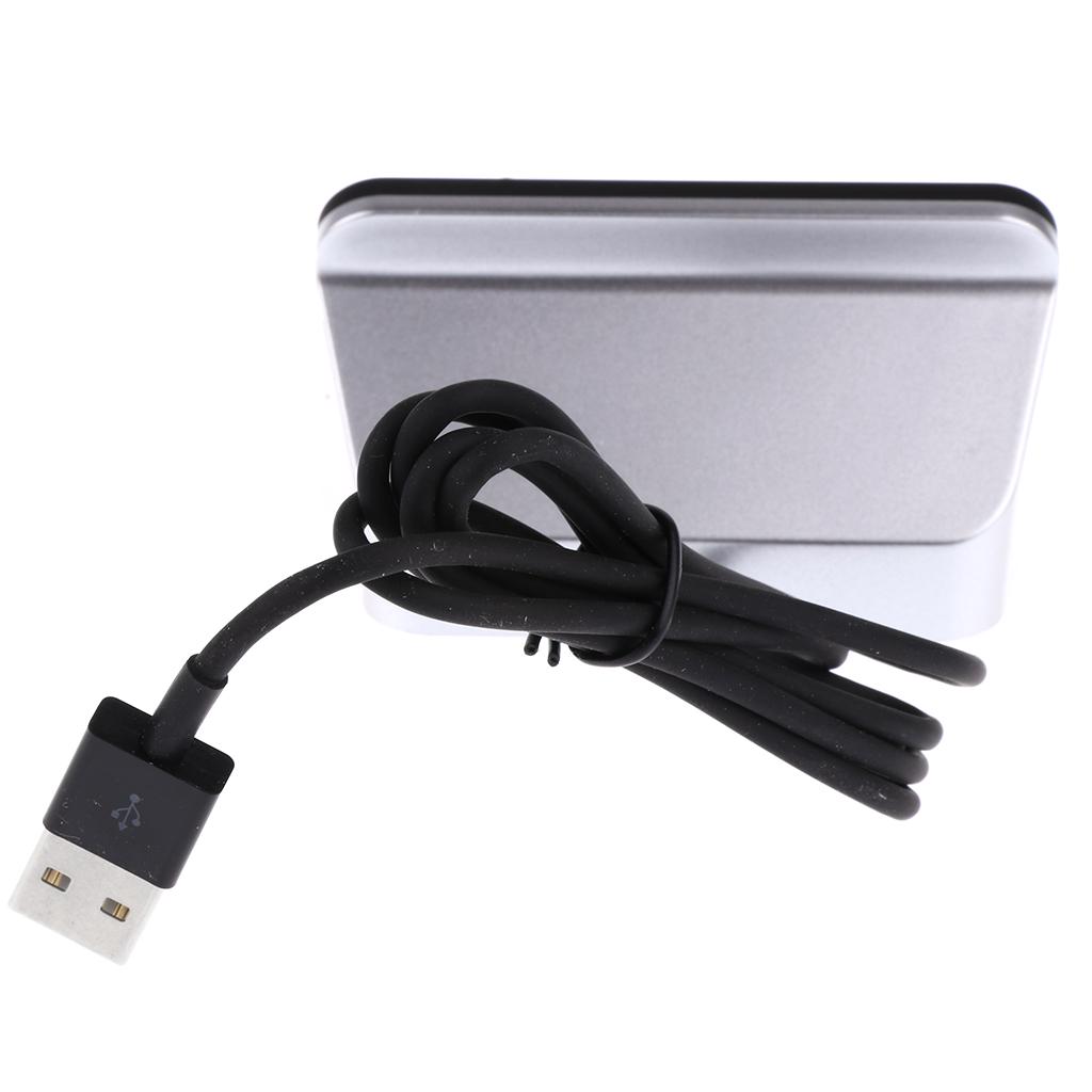 

Micro USB Dock Charging Station Metal Desktop Stand Fast Charging Unit for Android Smartphone золотий