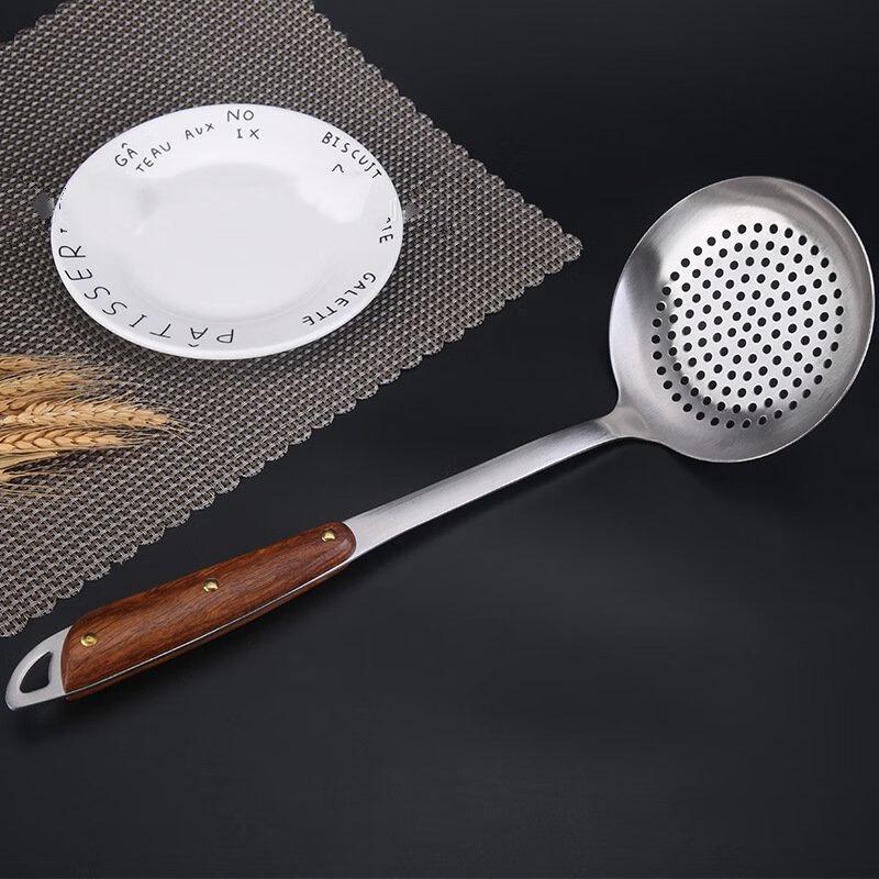 ZISIZ Stainless Steel & Rosewood Handle Kitchen Utensil Set