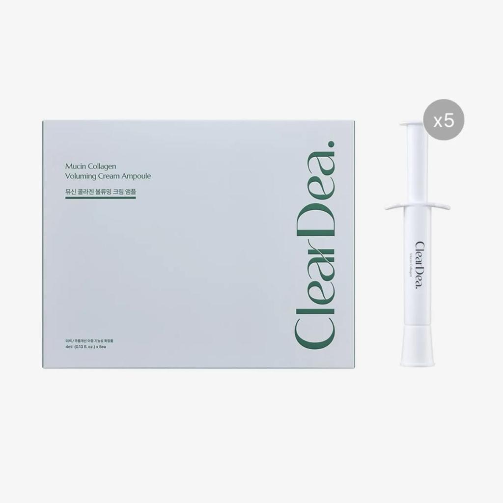 ClearDea Mucin Collanetinal Voluming Cream Ampoule 4ml X 5ea