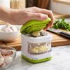 2 in 1 Double Sided Press Garlic Masher Portable Ginger Slicer Mini Garlic Press  Cooking