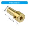 High Accuracy Motor Shafts Collet Sleeve Adapter Motor Shafts Adapter For JTO Collet Base 3.17mm Brass Tool Accessory