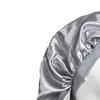 Lange Satin-Badekappe, bequem, seidig, für lockiges Haar